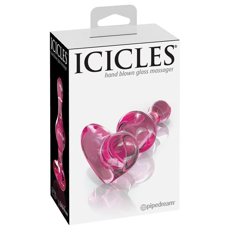 Plug Anal de Vidro No. 75 Icicles — vista 2 de 5