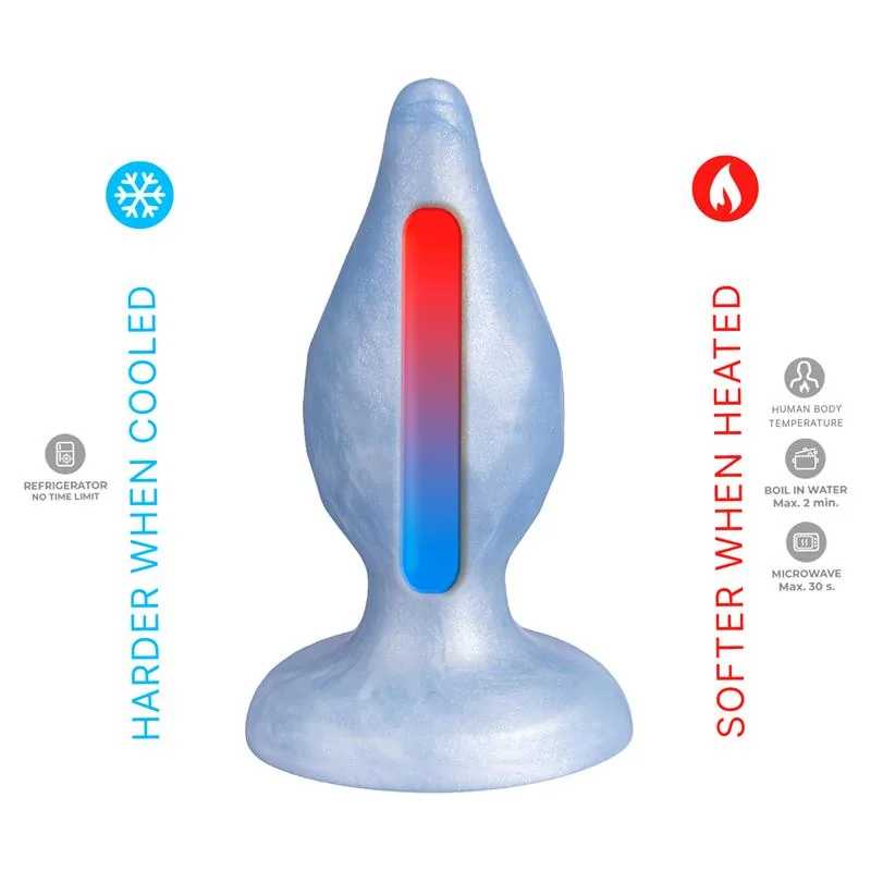Plug Anal Diamond Fantasy em Silicone Líquido Silexd — vista 3 de 5