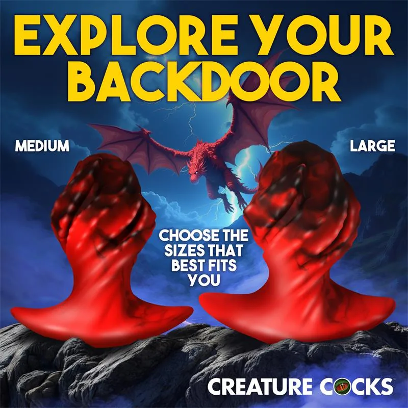 Plug Anal Dragonspawn Silicone Creature Cocks Tamanho L — vista 10 de 11