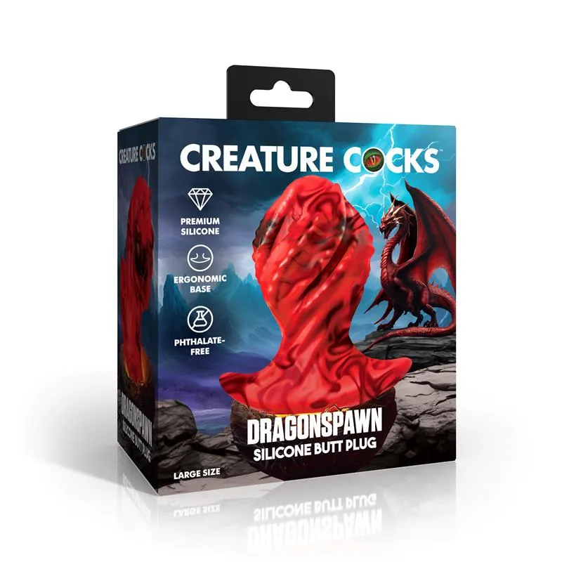 Plug Anal Dragonspawn Silicone Creature Cocks Tamanho L — vista 11 de 11