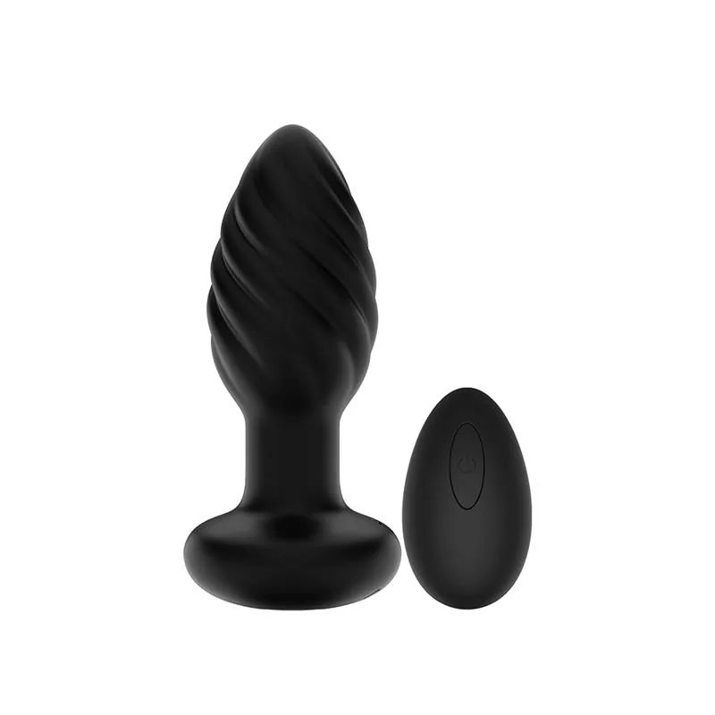 Plug Anal Espiral Mellow com Vibração e Comando à Distância Chisa