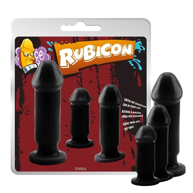 Plug Anal Evil Dark Chisa Conjunto de 3