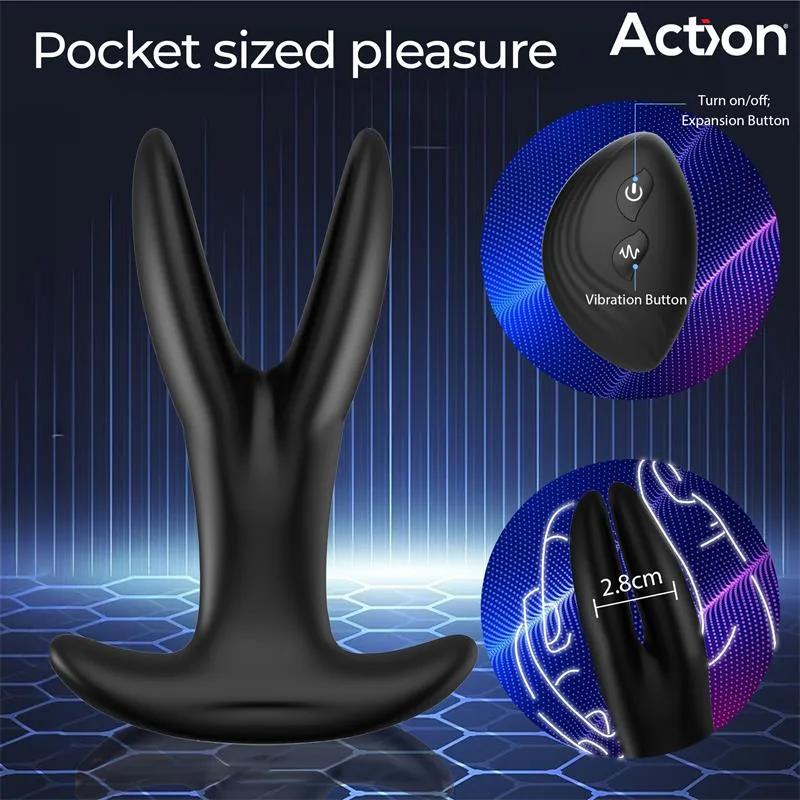 Plug Anal Expansível Pinsy com Comando à Distância Action — vista 10 de 13
