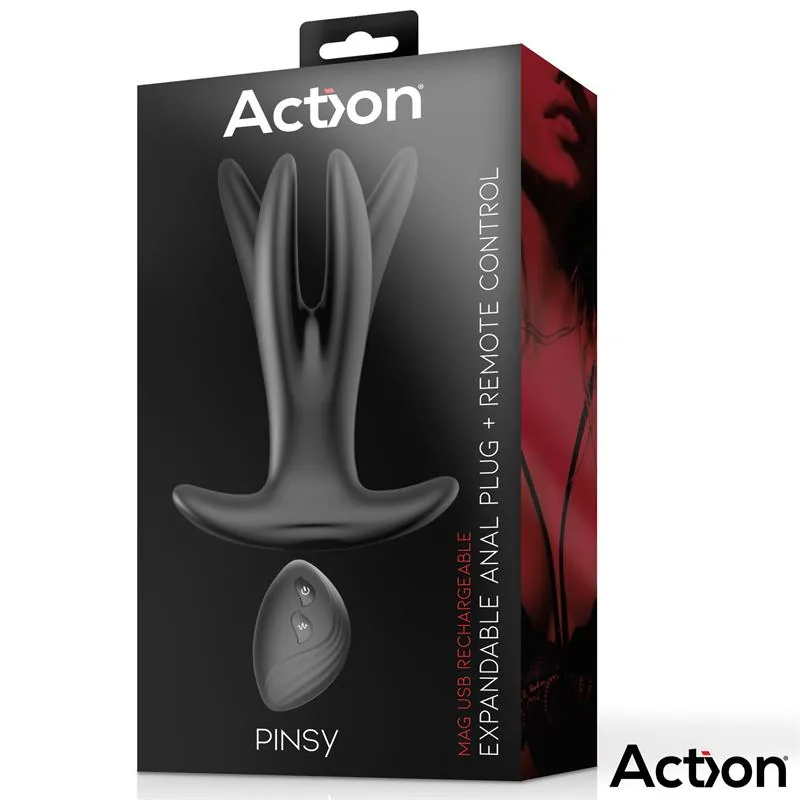 Plug Anal Expansível Pinsy com Comando à Distância Action — vista 13 de 13
