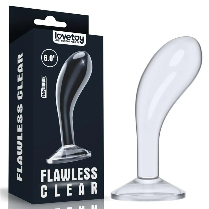 Plug Anal Flawless Clear 6 Transparente Lovetoy — vista 2 de 2
