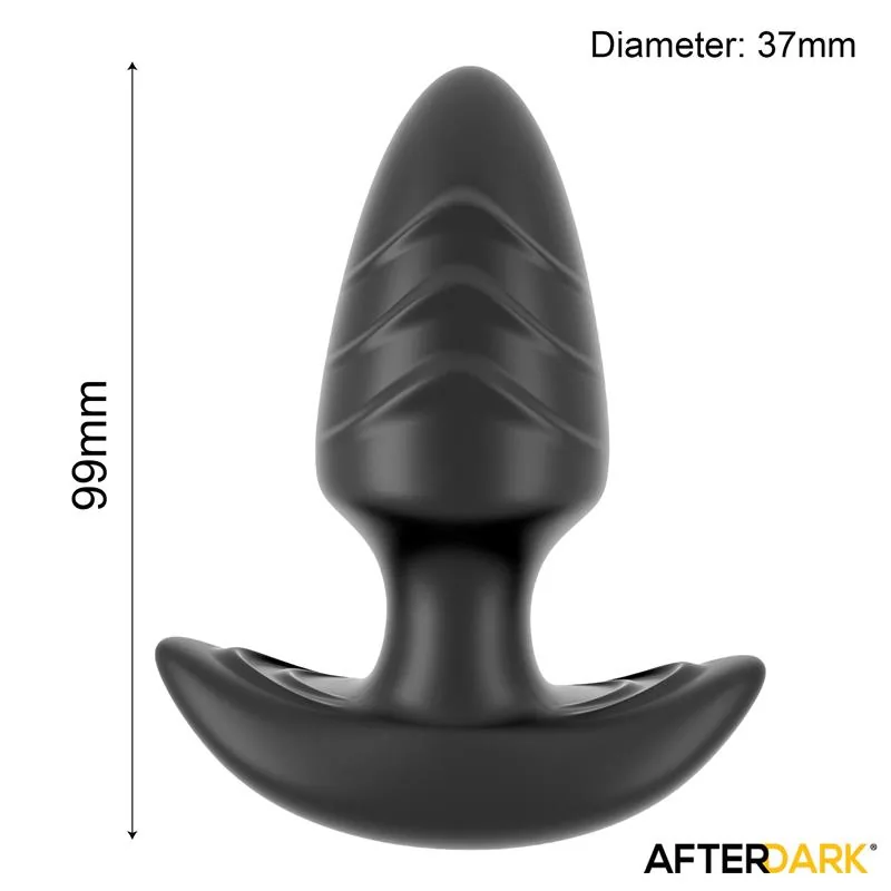 Plug Anal Frank com Vibração, Rotação 360º e Comando à Distância Afterdark — vista 7 de 8