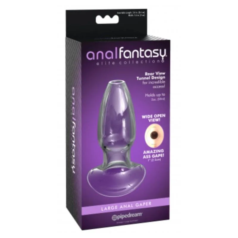 Plug Anal Gaper Grande Transparente Anal Fantasy Collection