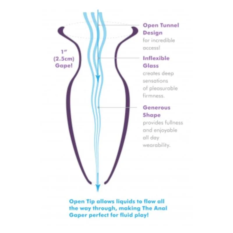 Plug Anal Gaper Grande Transparente Anal Fantasy Collection — vista 3 de 3