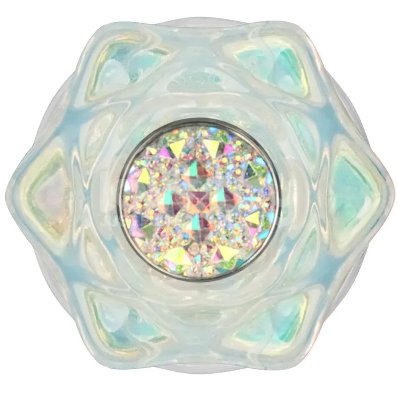 Plug Anal Gemoria em Silicone com Centro de Cristal Multicolor Lovetoy — vista 2 de 9