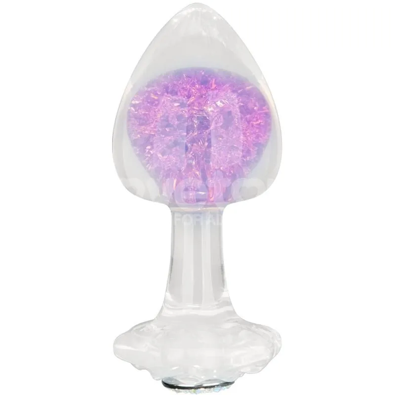 Plug Anal Gemoria em Silicone com Esfera de Cristal Lovetoy