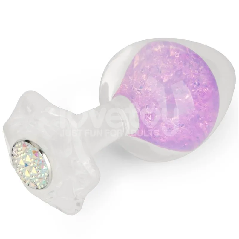 Plug Anal Gemoria em Silicone com Esfera de Cristal Lovetoy — vista 3 de 9
