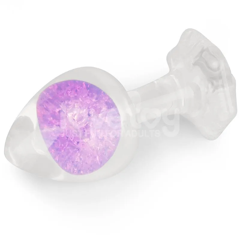Plug Anal Gemoria em Silicone com Esfera de Cristal Lovetoy — vista 4 de 9