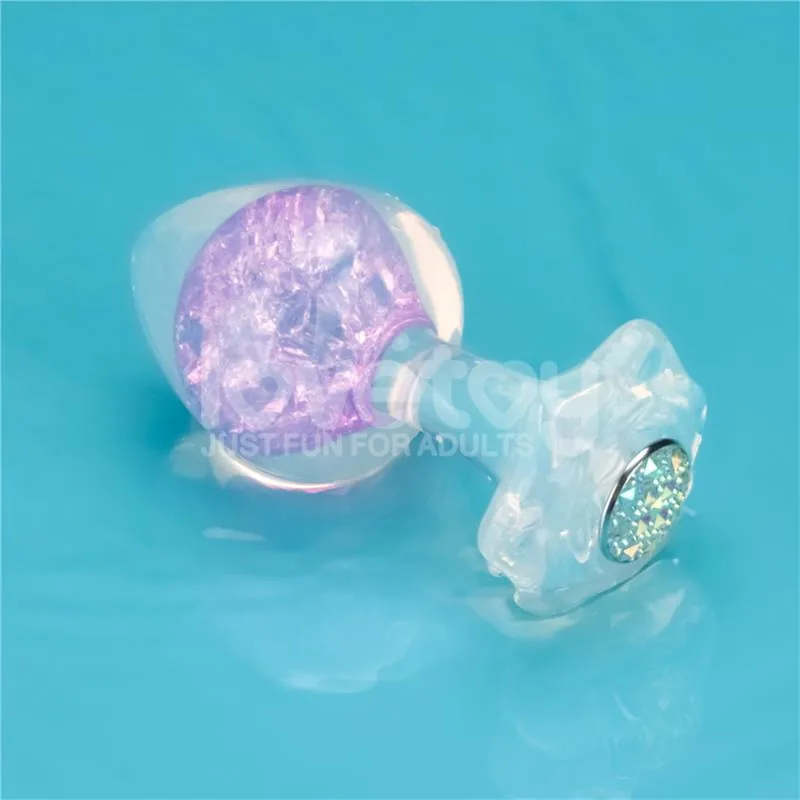 Plug Anal Gemoria em Silicone com Esfera de Cristal Lovetoy — vista 6 de 9