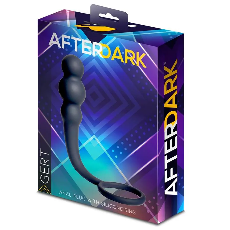 Plug Anal Gert com Anel de Silicone Afterdark — vista 5 de 5