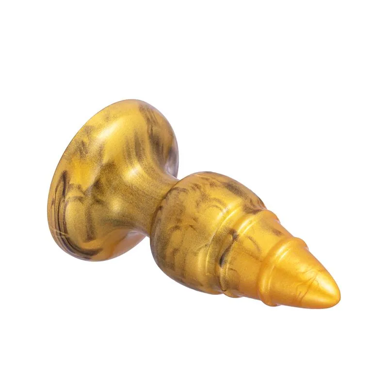 Plug Anal Goldy Fantasy em Silicone Líquido Silexd — vista 2 de 5