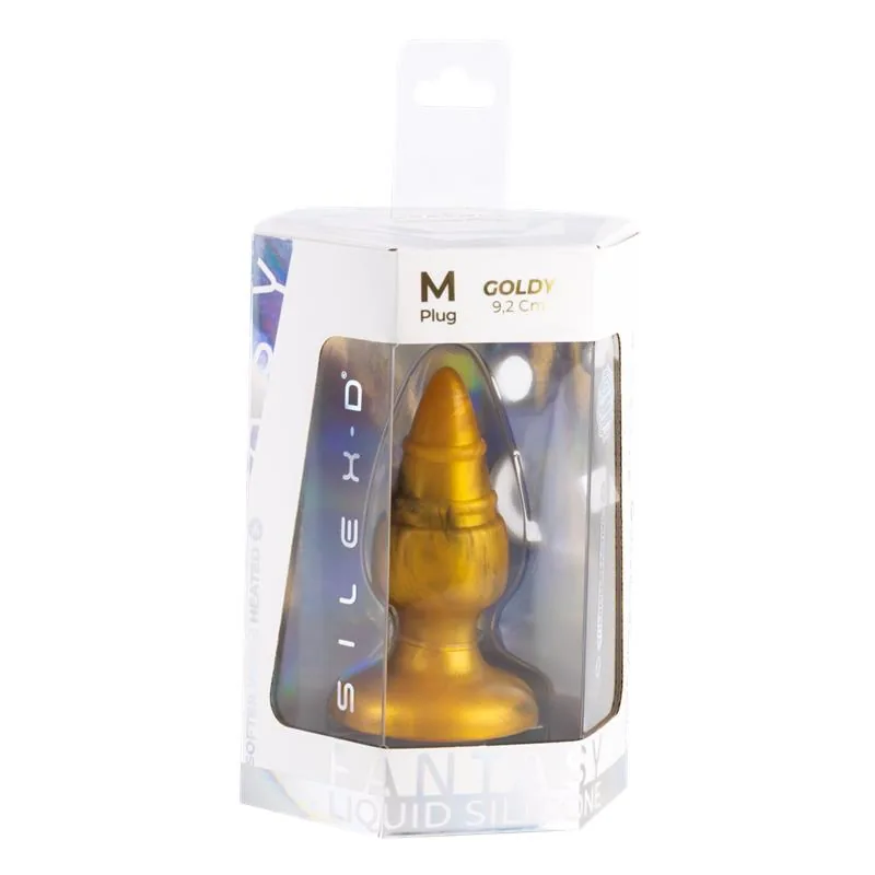Plug Anal Goldy Fantasy em Silicone Líquido Silexd — vista 5 de 5