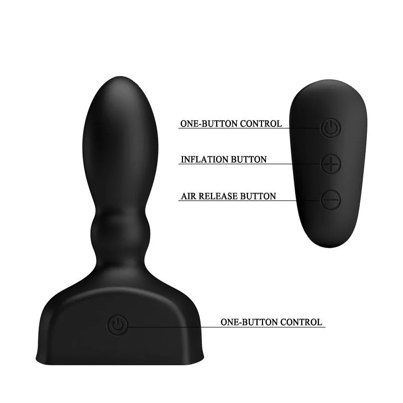 Plug Anal Inflável com Comando à Distância Mr. Play — vista 4 de 7