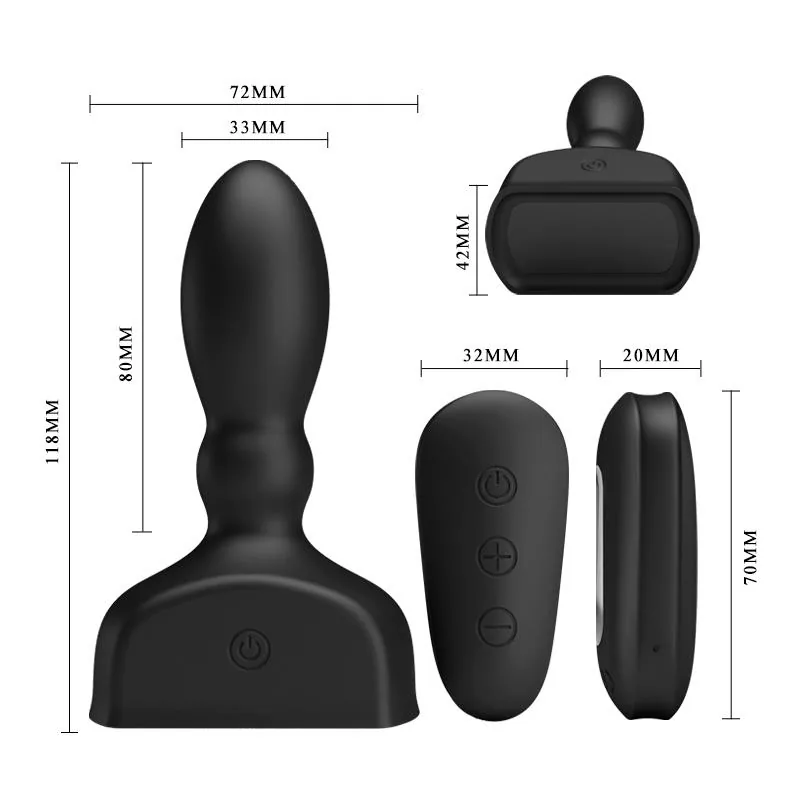 Plug Anal Inflável com Comando à Distância Mr. Play — vista 6 de 7