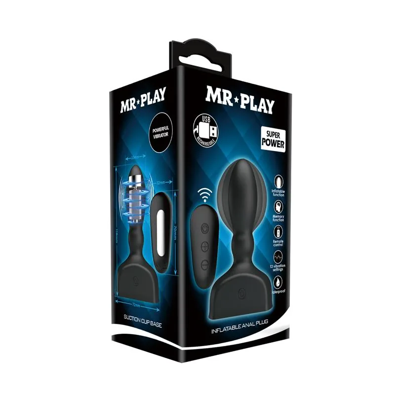Plug Anal Inflável com Comando à Distância Mr. Play — vista 7 de 7