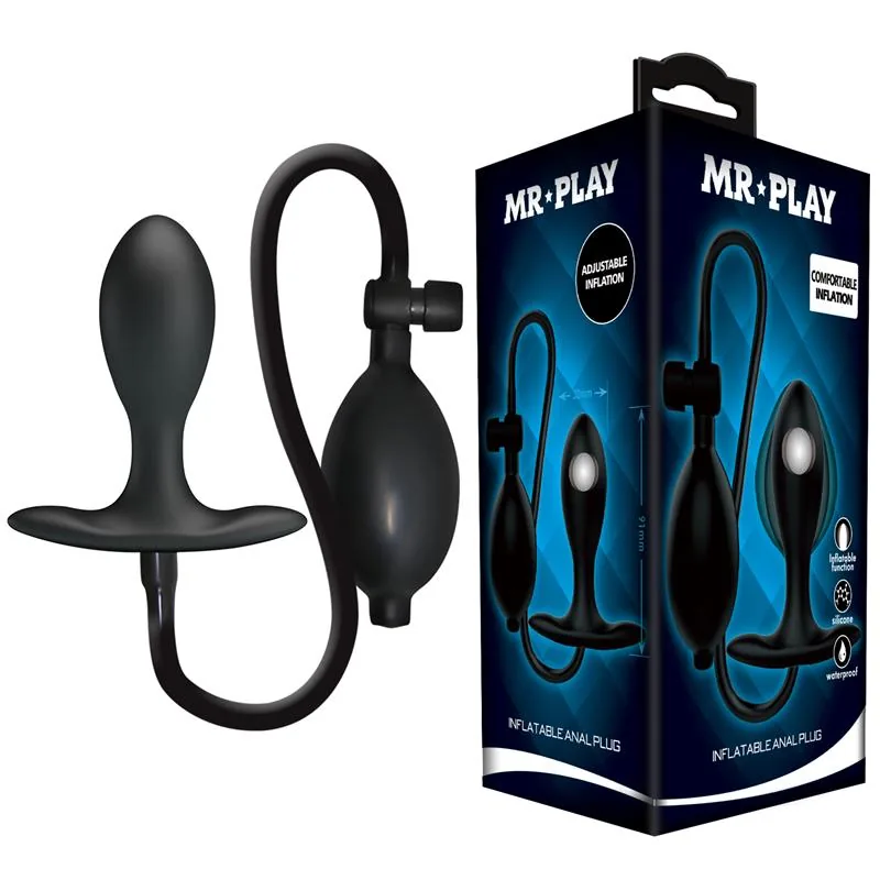 Plug Anal Insuflável com Bola Interna Mr Play