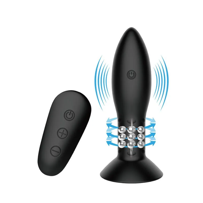 Plug Anal Insuflável com Vibração e Rotação Mr Play