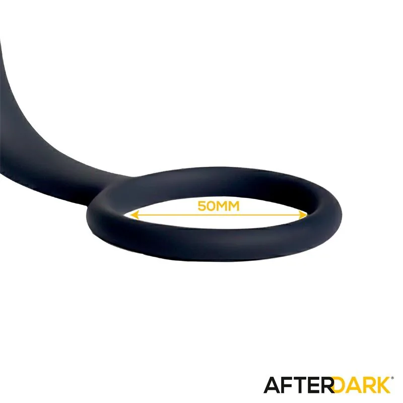 Plug Anal Johan com Anel de Silicone Afterdark — vista 3 de 5