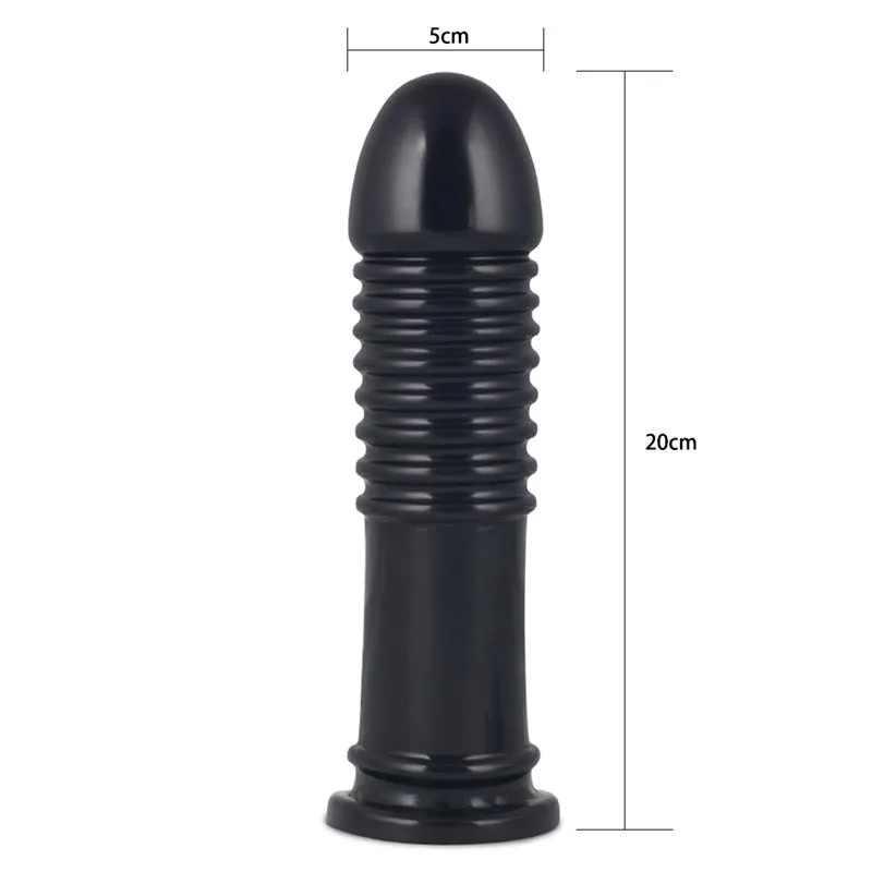 Plug Anal King Sized Anal Bumper 8 Lovetoy Preto — vista 4 de 5