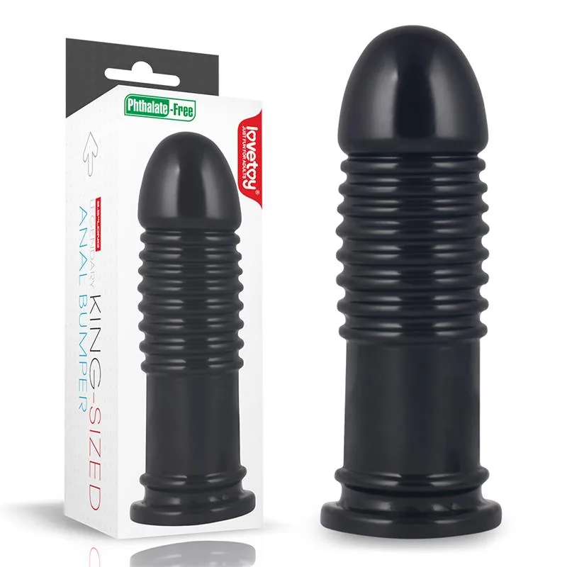 Plug Anal King Sized Anal Bumper 8 Lovetoy Preto — vista 5 de 5