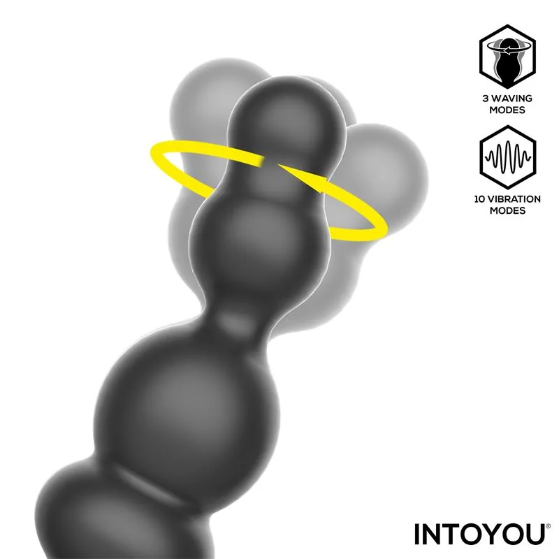 Plug Anal Klark Oscilante com Vibração e Comando à Distância Intoyou — vista 4 de 8