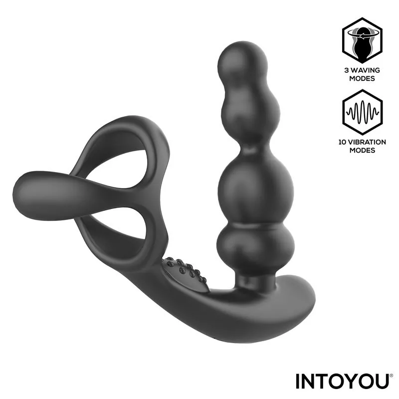 Plug Anal Klark Oscilante com Vibração e Comando à Distância Intoyou — vista 5 de 8