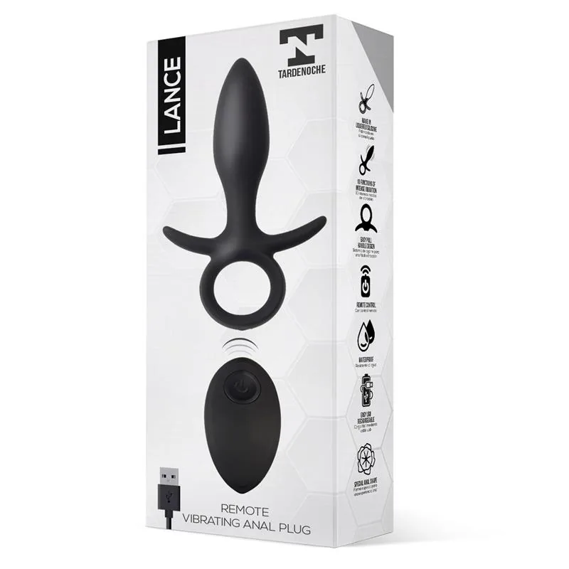 Plug Anal Lance com Comando à Distância em Silicone Líquido Tardenoche — vista 2 de 5