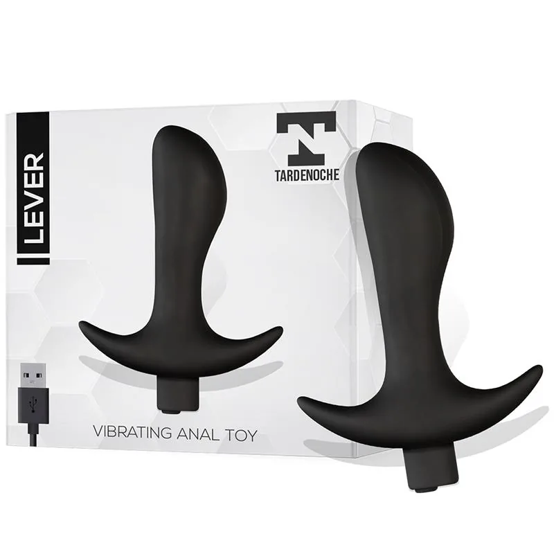 Plug Anal Lever com Vibração em Silicone Tardenoche
