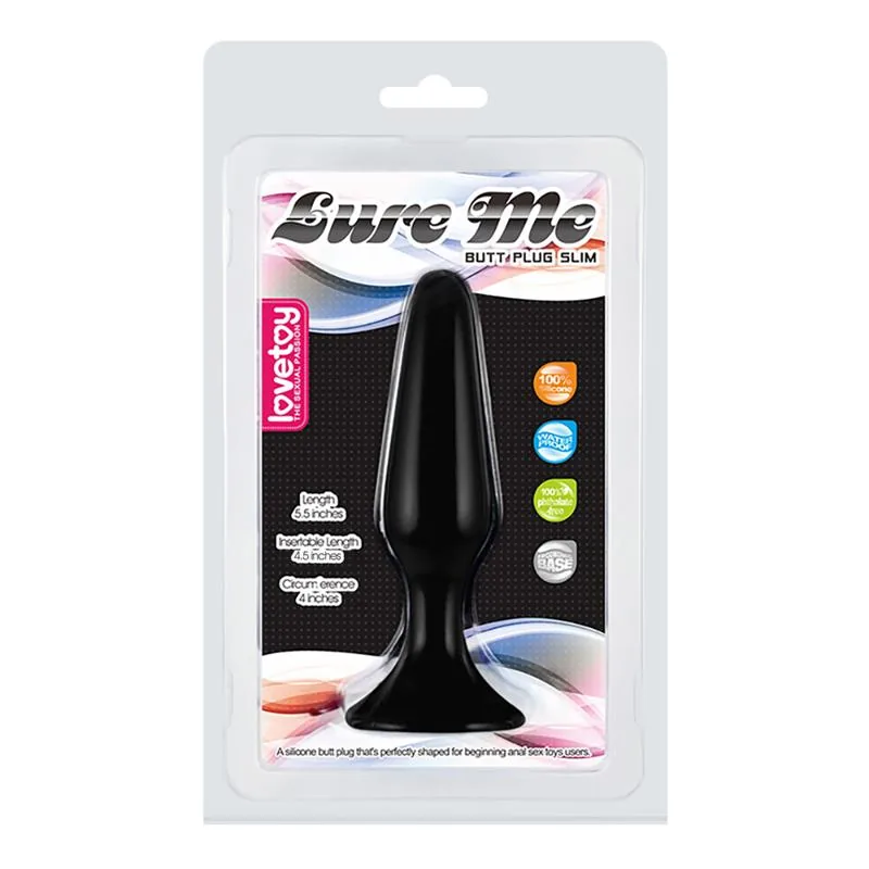 Plug Anal Lure Me Preto Lovetoy Tamanho L — vista 7 de 7