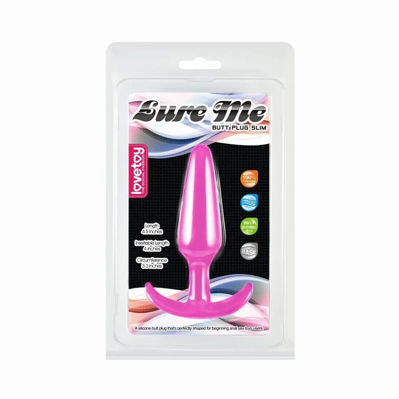 Plug Anal Lure Me Rosa Lovetoy Tamanho S — vista 8 de 8