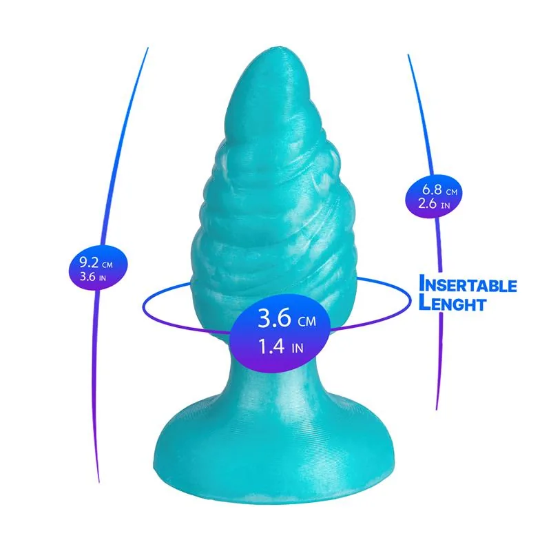 Plug Anal Melty Fantasy em Silicone Líquido Silexd — vista 4 de 5