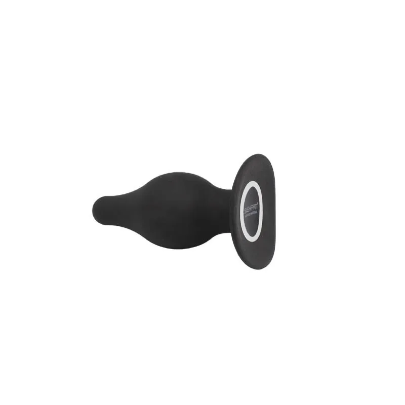Plug Anal Modelo 2 em Silicone Preto Silexd Tamanho M — vista 3 de 6