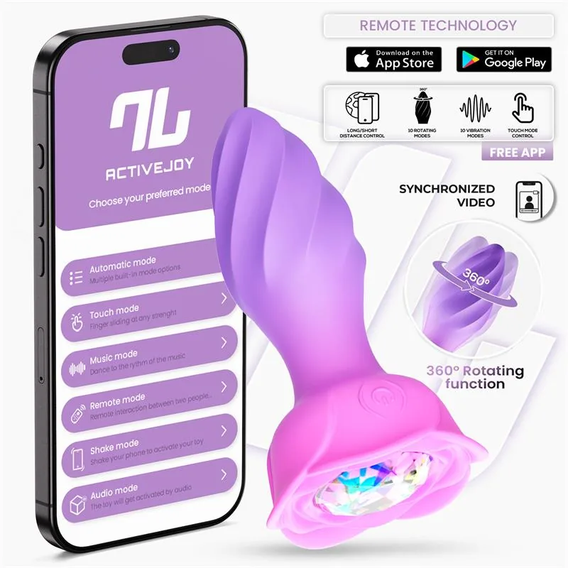 Plug Anal Moxy com Rotação 360º e Aplicação InToYou