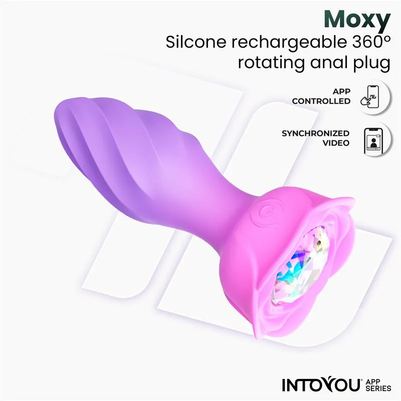 Plug Anal Moxy com Rotação 360º e Aplicação InToYou — vista 3 de 9