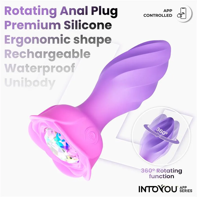 Plug Anal Moxy com Rotação 360º e Aplicação InToYou — vista 4 de 9