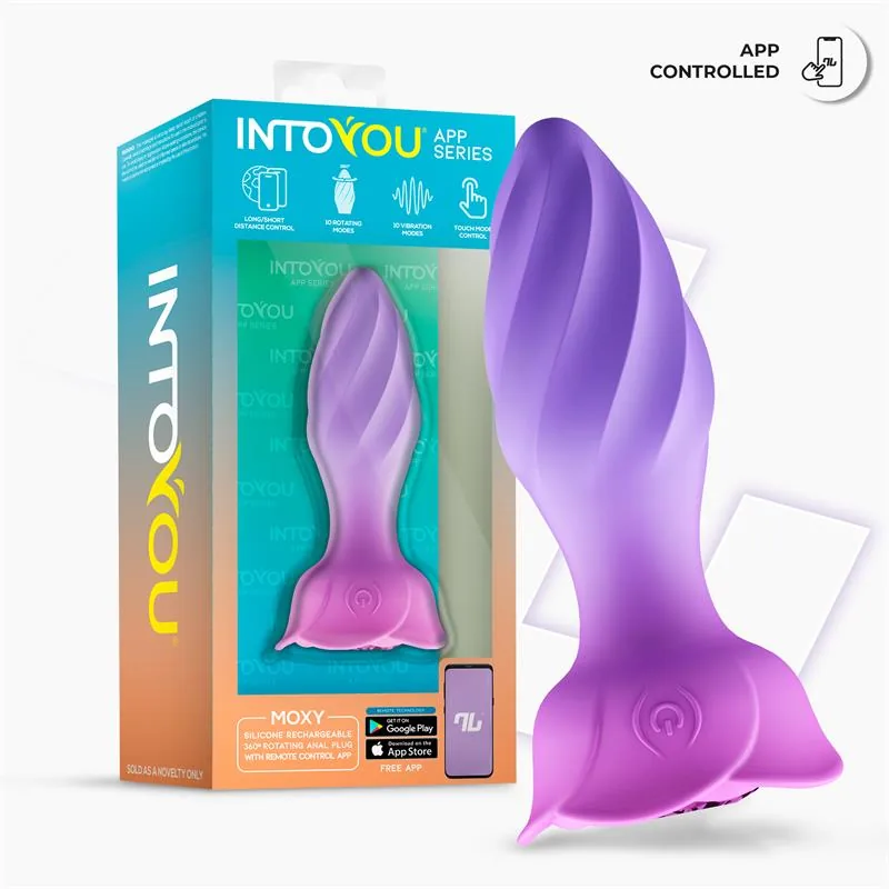 Plug Anal Moxy com Rotação 360º e Aplicação InToYou — vista 9 de 9