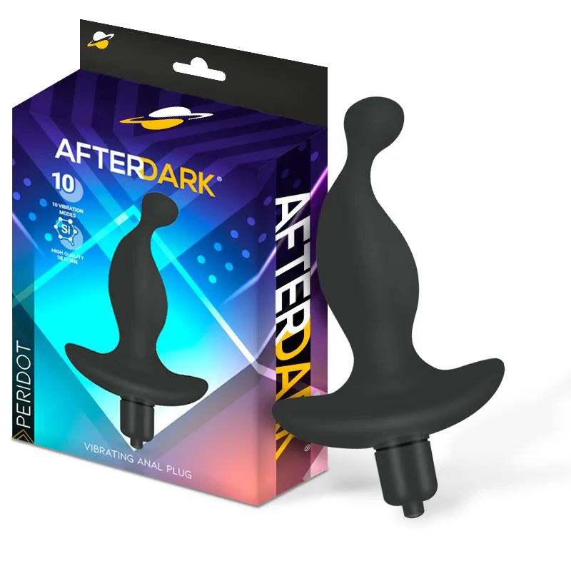 Plug Anal Peridot com Vibração Afterdark