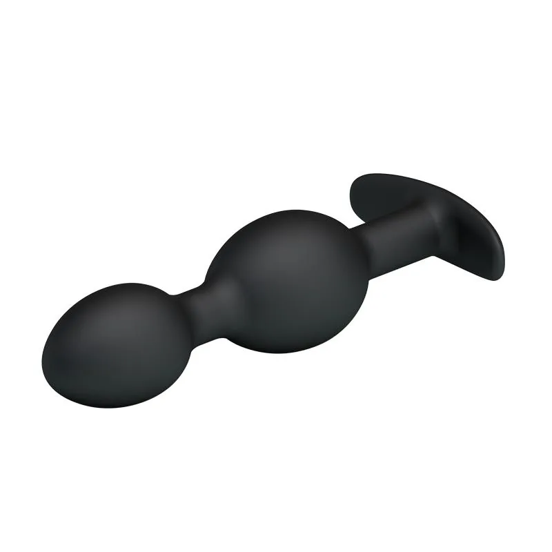Plug Anal Pesado com Bolas Internas Pretty Love Preto — vista 3 de 3