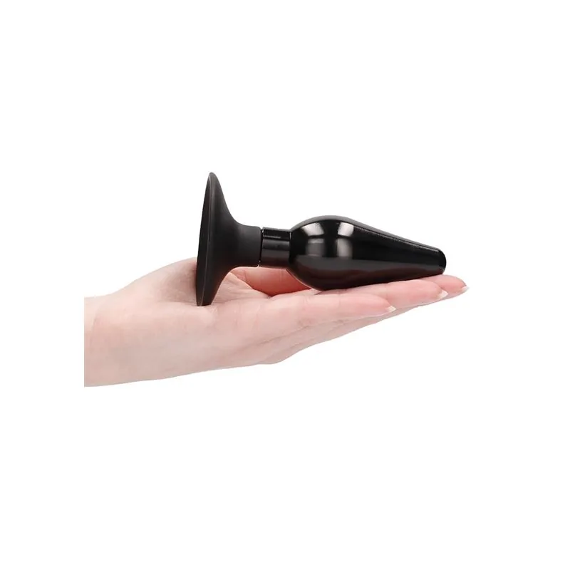 Plug Anal Pontiagudo com Ventosa Ouch Grande Preto — vista 10 de 16