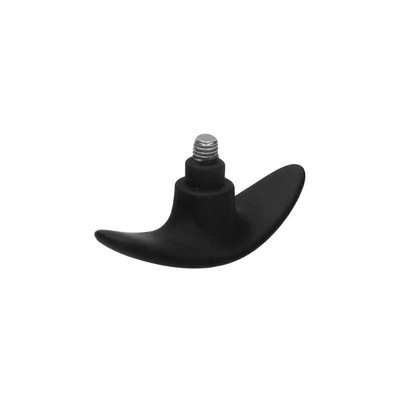 Plug Anal Pontiagudo com Ventosa Ouch Grande Preto — vista 4 de 16