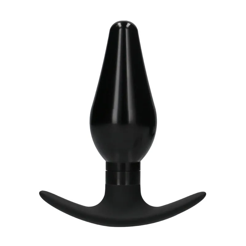Plug Anal Pontiagudo com Ventosa Ouch Grande Preto — vista 7 de 16