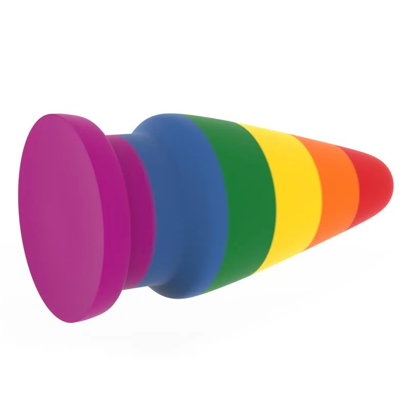 Plug Anal Prider 6 — Cores Arco-Íris — vista 2 de 3