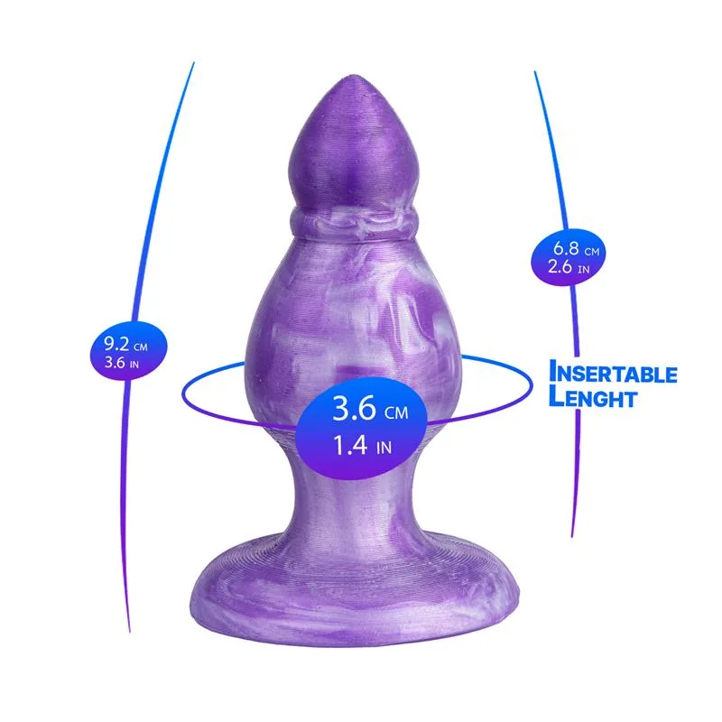 Plug Anal Queen Fantasy em Silicone Líquido Silexd — vista 4 de 5
