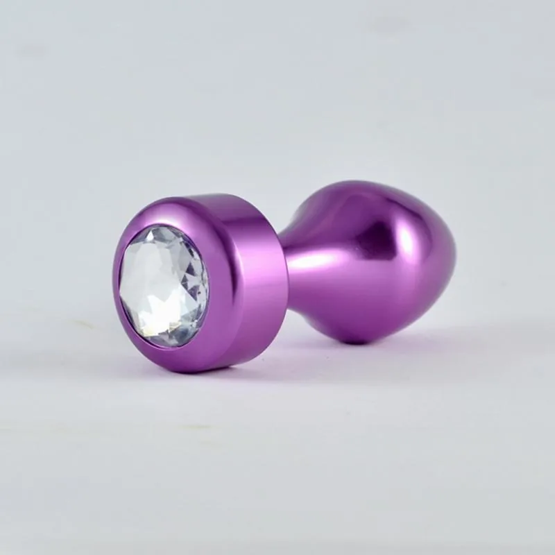 Plug Anal Rosebud com Joia Lovetoy Roxo