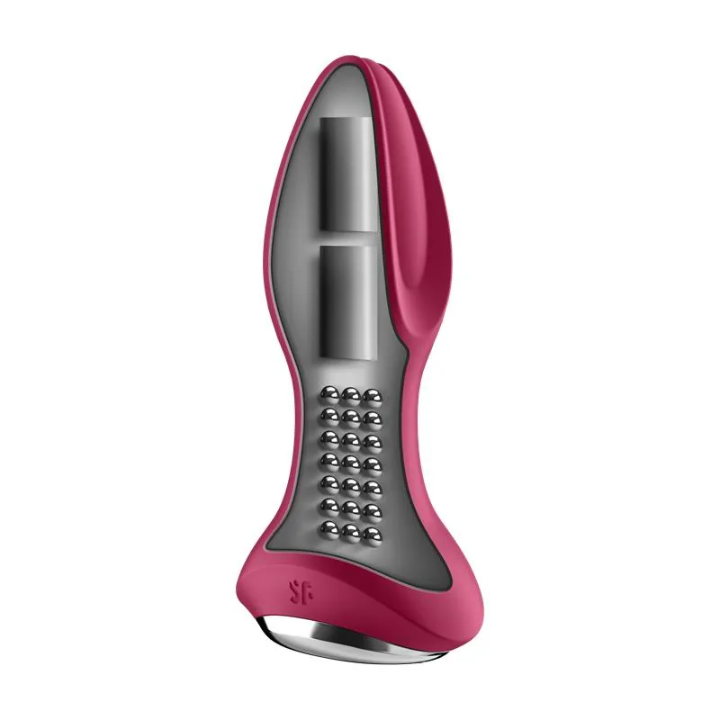 Plug Anal Rotator 2+ com Aplicação Satisfyer Fúcsia — vista 7 de 8