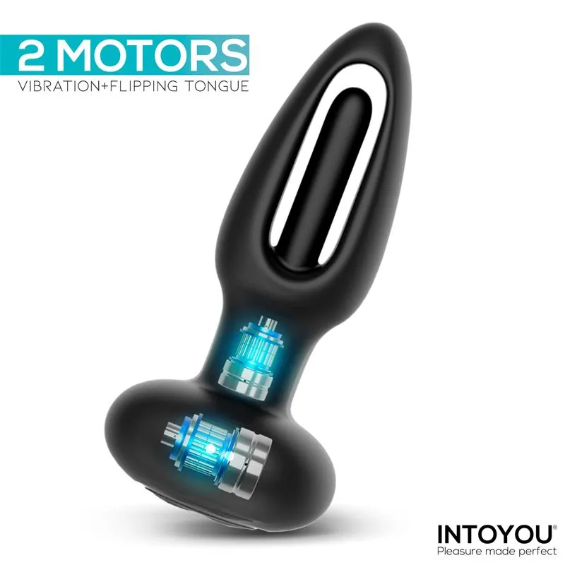 Plug Anal Sasha com Língua Oscilante, Vibração e Comando à Distância Intoyou — vista 3 de 8